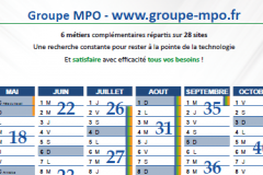 MPO Calendrier 2010 Grand Format