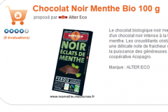 Tnikuy- voeux 2012 Chocolat AlterEco Menthe