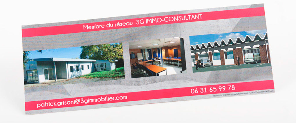 Patrick Grisoni Impression personnalisée d'une carte de contact